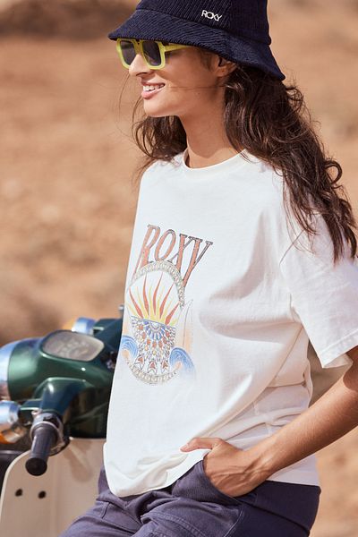 Roxy Kurzarm-T-Shirt - 100 % Bio-Algodon, W
