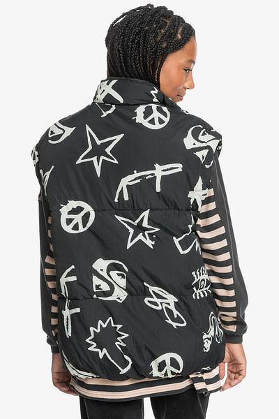 Quiksilver UNI-Kollektion – Pufferjacke im Nylonschnitt für Herren
