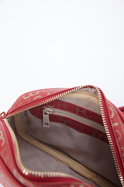 Pierre Cardin Red Tram Alphabet Women's Shoulder Bag 05Po22Y1543