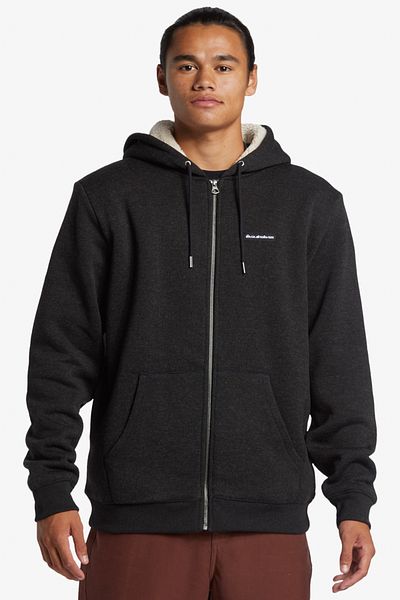 Quiksilver Pánská mikina Sherpa na zip - Polyester, 300 g/m2 Regular Fit