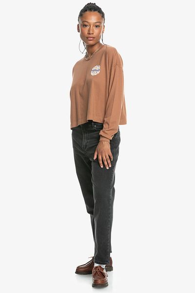 Quiksilver Συλλογή UNI - 100% οργανικό ύφασμα μακρυμάνικο μπλουζάκι για άνδρες