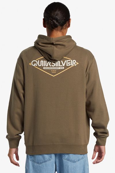 Quiksilver Φούτερ πουλόβερ με κουκούλα - Ανδρικό ύφασμα από βαμβακερό μείγμα πολυεστέρα