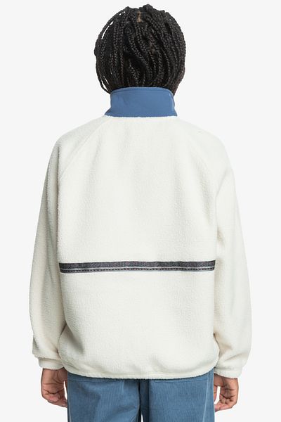 Quiksilver Συλλογή UNI - αρσενικό πουλόβερ με μισό φερμουάρ, επένδυση από πολυεστέρα