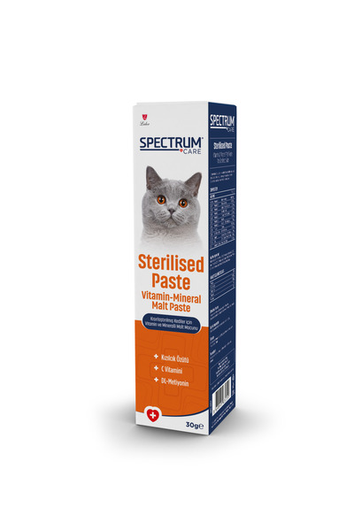Spectrum Sterilised Paste Kısırlaştırılmış Kediler İçin Vitamin ve Mineralli Malt Macunu 30 gr