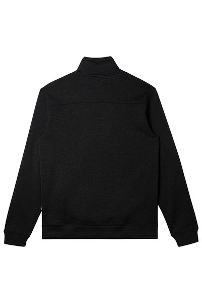 Quiksilver Pánská mikina s polovičním zipem - Polyester Fleece Fabric, praní oděvů
