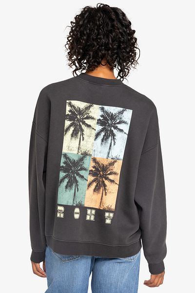 Roxy Pullover-Sweatshirt für Damen – 55 % Algodon, 25 % recycelt, Algodon, 20 % recycelt