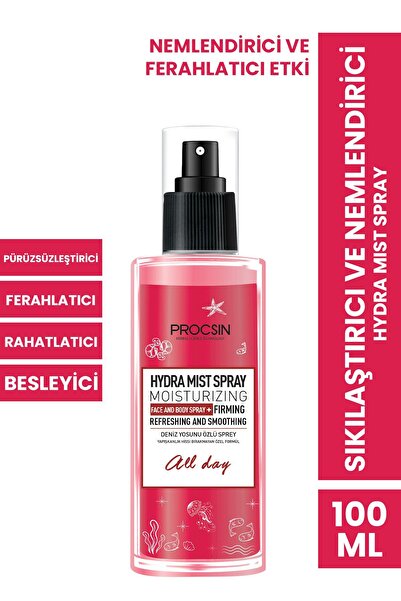 PROCSIN Butter Sıkılaştırıcı Ve Nemlendirici Hydra Mist Spray 100 ml