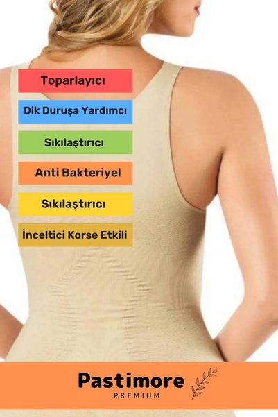 Pastimore Premium Waist Chest Belly Gynecomastia Tightening Women's Extra Belly Firming Corset Athlete
