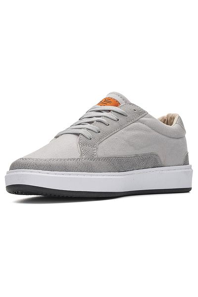 İmerShoes Ανδρικά αθλητικά παπούτσια - Ice Grey, κορδόνια, αντιολισθητική σόλα, λινό οβάλ δάχτυλο, αθλητικά παπούτσια περπατήματος 2545