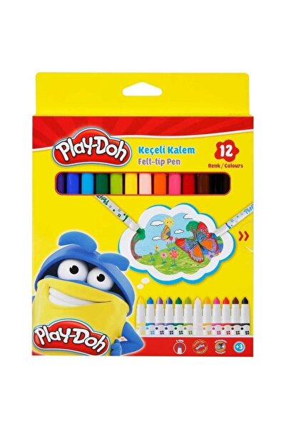 Play Doh Play-doh Keçeli Kalem Karton Kutu 5 Mm 12 Renk Play-ke007