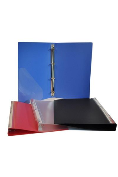 Bafix A4 Red Ring File - 4 Rings, Pack of 35