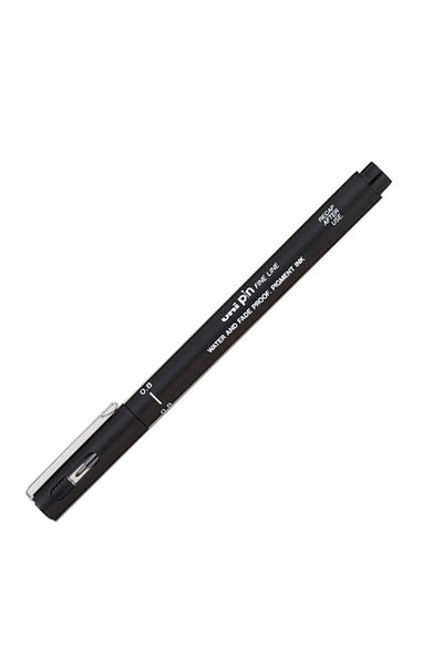 UNİ-BALL Uni-ball Technical Drawing Pen Acrylic Tip Fine Line Pin 0.8 Mm Black (PACK OF 12)