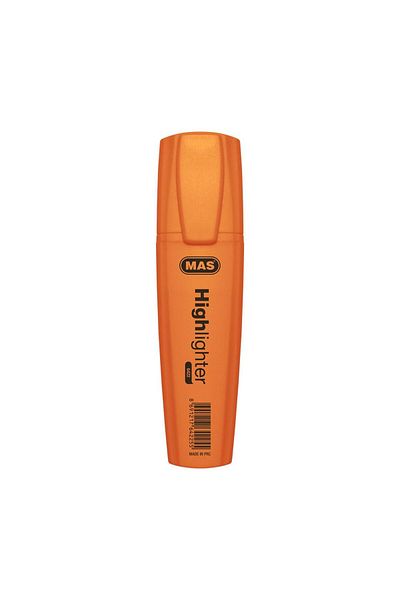 Mas Neon Orange Highlighter Marker - Pack of 12