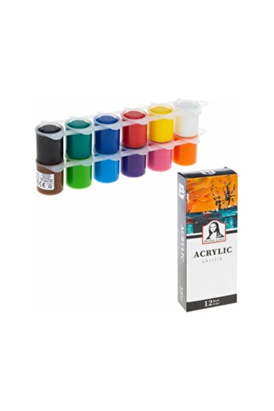 Südor Monalisa Akrilik 12 Renk x 22 ml Akrilik Boya