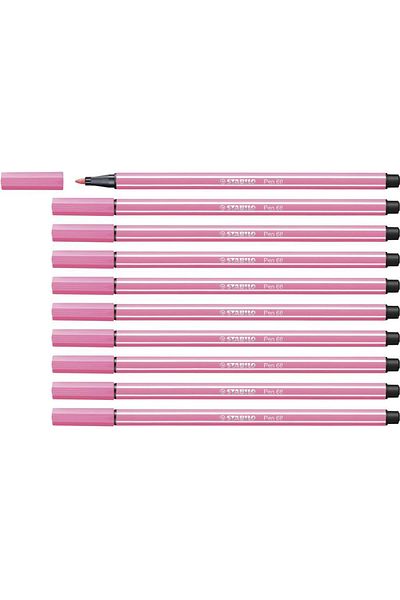 Stabilo Felt Tip Paint Pen 1 Mm Dark Pink Felt Tip Pen (PACK OF 10)