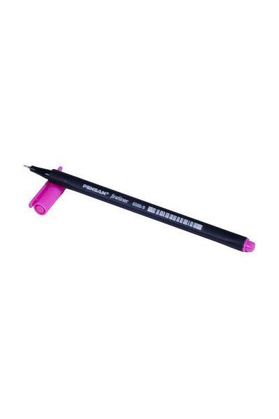 Pensan Fineliner Felt Tip Pen 0.4 Mm Pink (PACK OF 10)