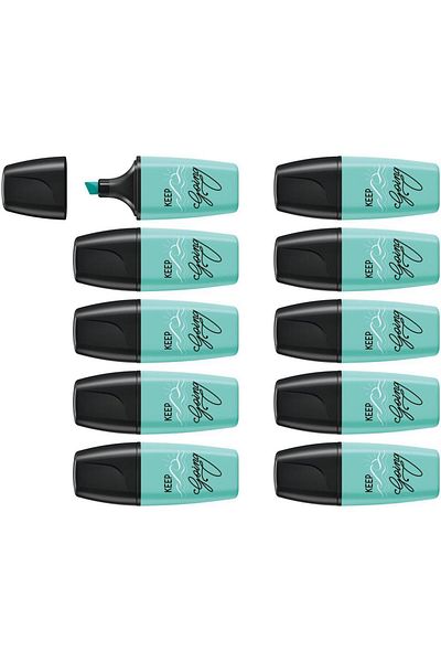 Stabilo Highlighter Kalemboss Mini Pastellove 2 - 5 Mm Turquoise Mini Highlighter (PACK OF 10)