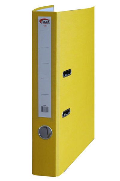 ELBA Folder Plastic Luxury Narrow Yellow Folder (1 PACK 30 PIECES)