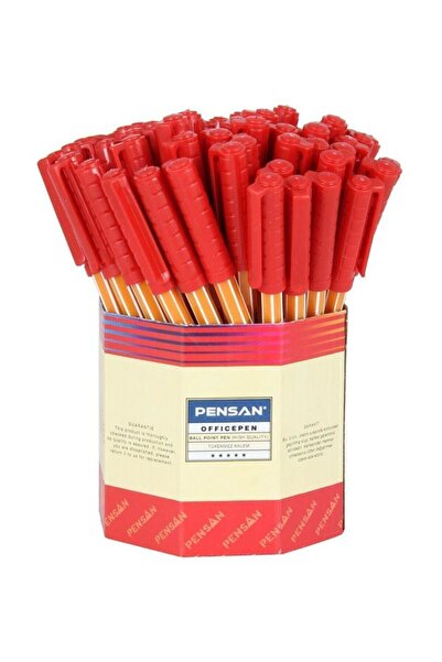 Genel Markalar 1010 Ofis Pen Tükenmez Kalem 1.0 Mm Kırmızı 1 adet