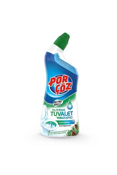 Porçöz ( 1 ADET ) Porçöz Tuvalet Temizleyici Jel Çam Kokulu 750 ml