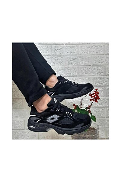 Lotto Norwell 3pr Black Comfort Casual Memory Foam Memory Sole Sports Shoes