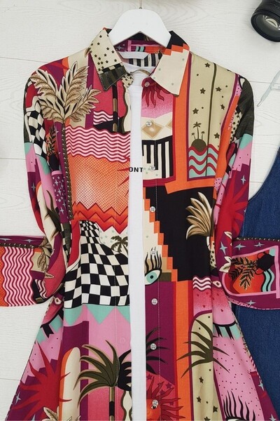 Modamorfo Printed Long Tunic