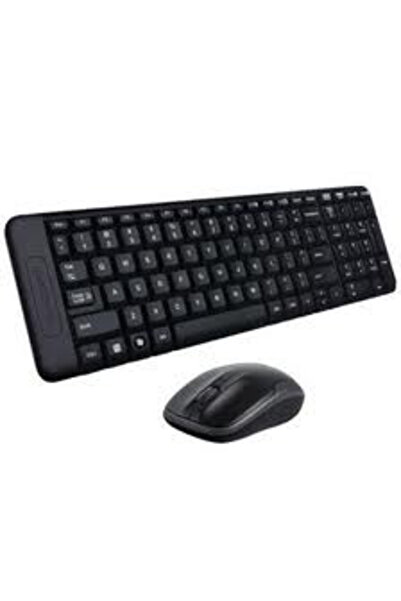 logitech MK220 Q TR KABLOSUZ KLAVYE MOUSE SET SİYAH 920-003163