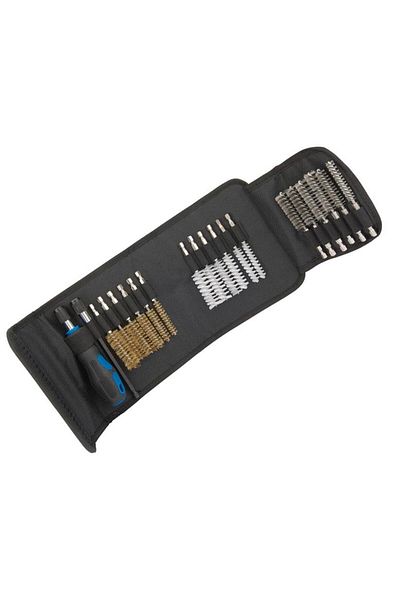 Partner Pt03135 Bits Handle Wire Brush Set 20 Pieces