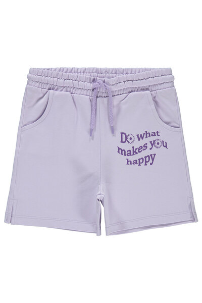 Civil Girls Κοριτσίστικο σορτς 10-13 ετών απαλό λεβάντα