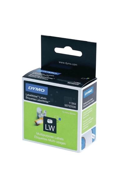 Dymo س 072230   ملصق Lw متعدد الأغراض، 1000 ملصق-pk، 24 × 12 مم (11353)