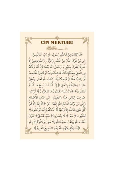 Ahıska Yayınevi Pvc Cin Mektubu 6.2x9.2