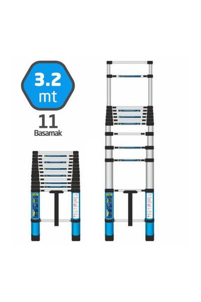 Master 504321 Teleskopik Merdiven 11 Basamak 320 Cm