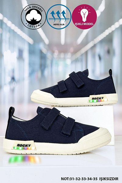 BIG KING Unisex Lighted Linen Children's Shoes