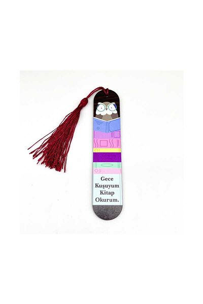 Bemenda My Night Bird - Illustrated and Tasseled Bookmark