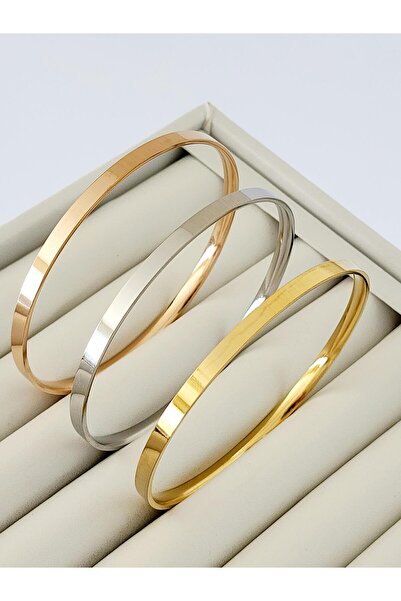 Genel Markalar Ajda 3'lü Üç Renk Geniş Bilezik