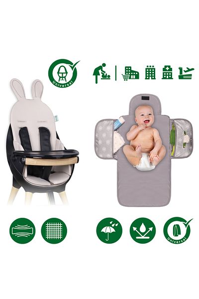 Been Gray Functional Baby Care Mat