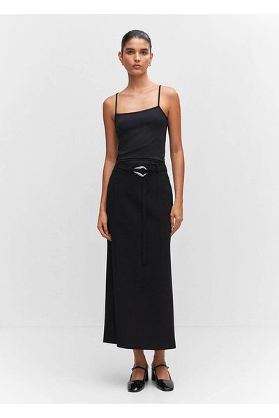 MANGO Woman Thin Strap Blouse - Relaxed Fit