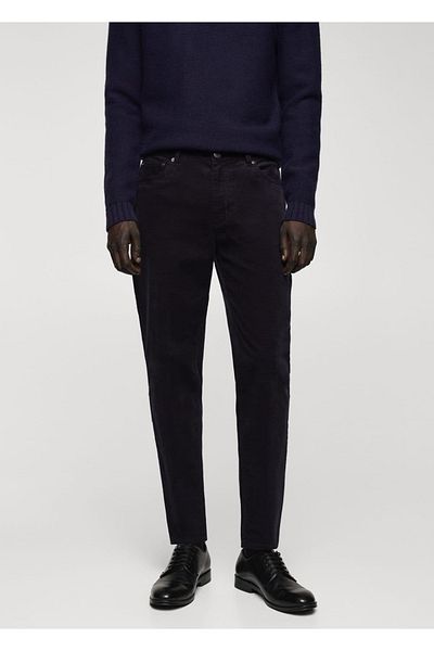 MANGO Man Slim Fit Micro Corduroy Trousers