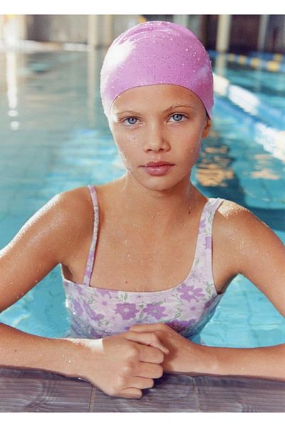 MANGO Kids Costum de baie violet pentru copii