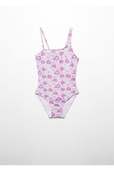 MANGO Kids Costum de baie violet pentru copii