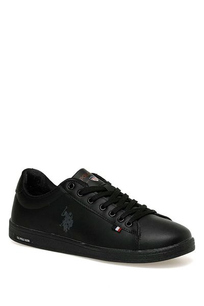 U.S. Polo Assn. Franco 3Fx Black-Black Men's Sneaker Sports Shoes-Black-Black