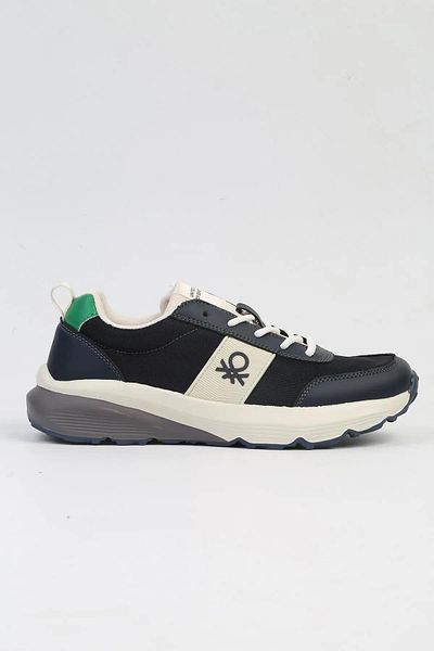 Benetton BNI-10252 Imported Beige Men's Sports Shoes-navy blue