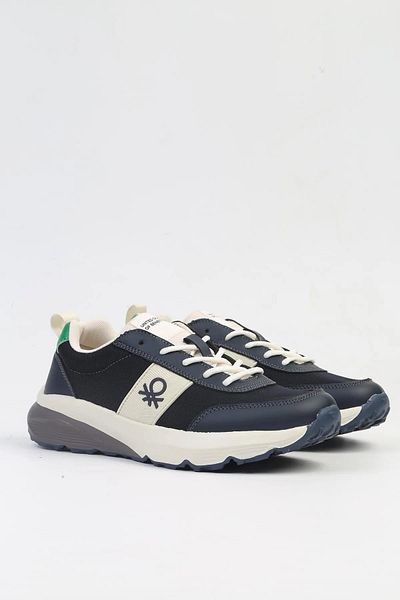 Benetton BNI-10252 Imported Beige Men's Sports Shoes-navy blue