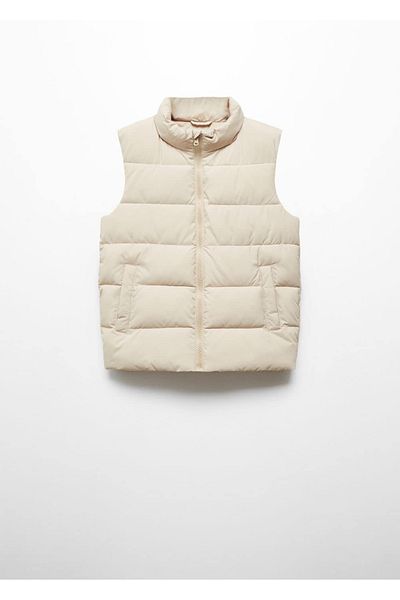 MANGO Kids Beige Vest for Kids