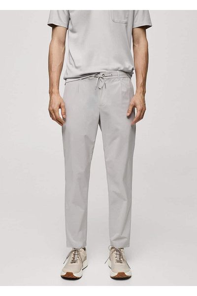 MANGO Man Waterproof Drawstring Pants