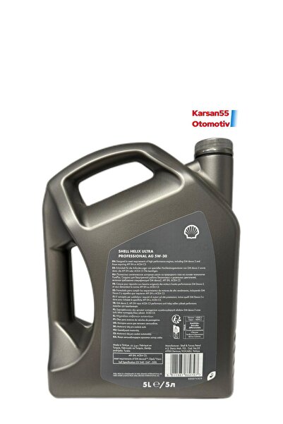 SHELL HELİX ULTRA PROFESSIONAL AG 5W/30 5LT ÜRETİM:2024