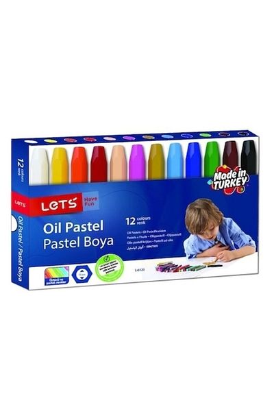 Lets Pastel Colored 12 Shaped Paint Cardboard Box