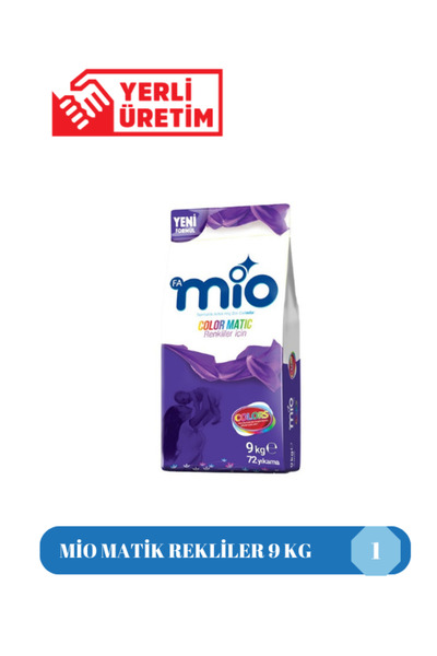 MİO HES MİO MATİK RENKLİLER 9 KG