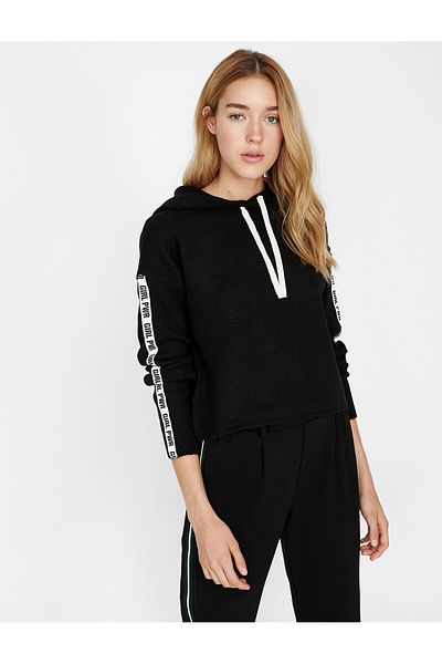 Koton Hooded Knitwear Sweater