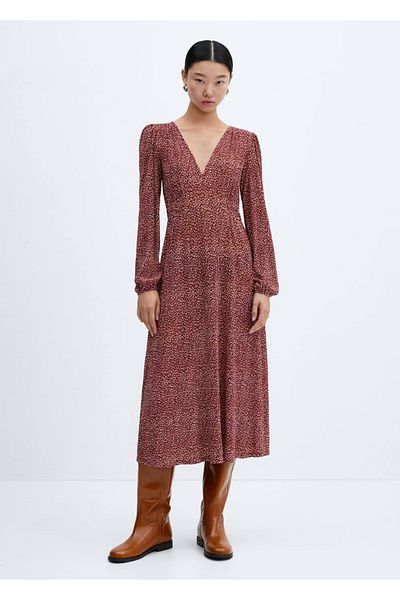 MANGO Woman Rochie cu imprimeu Paisley